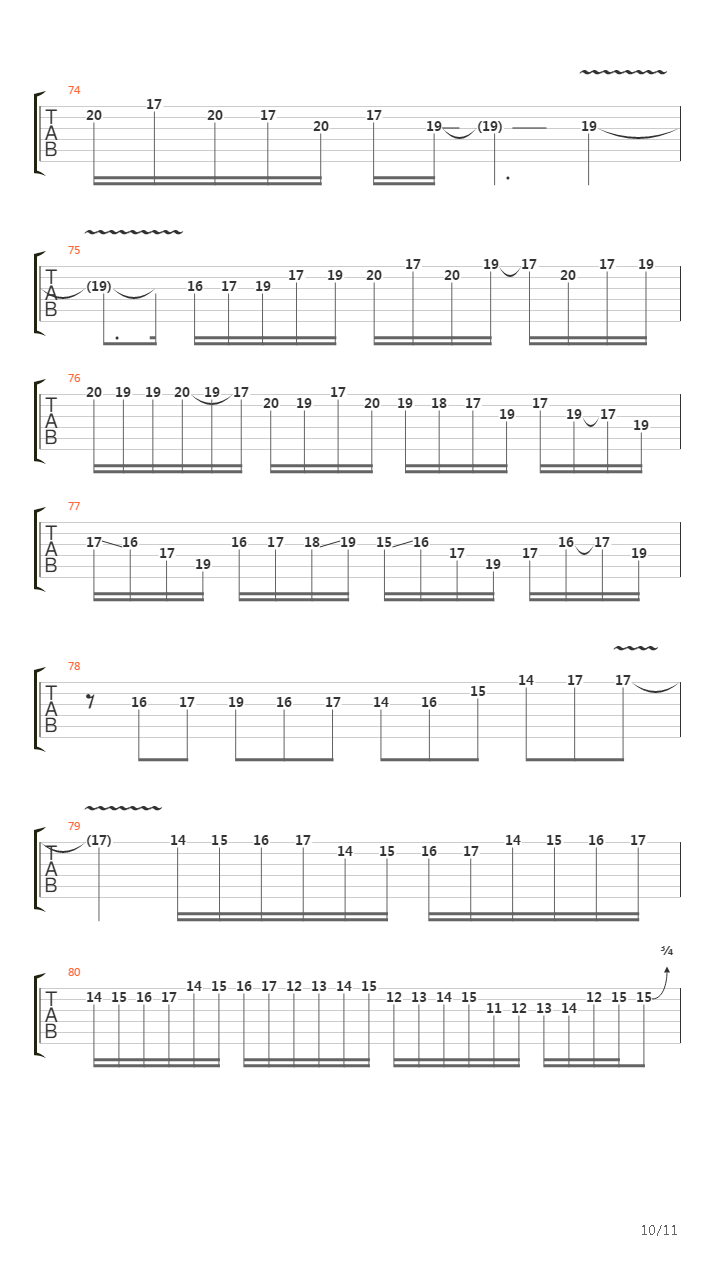 Rock Disipline video - Intro Solo吉他谱