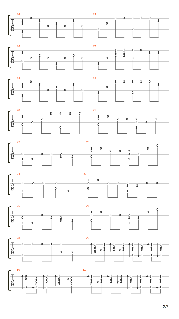 PLANET(指弹+和弦简单版修改)吉他谱