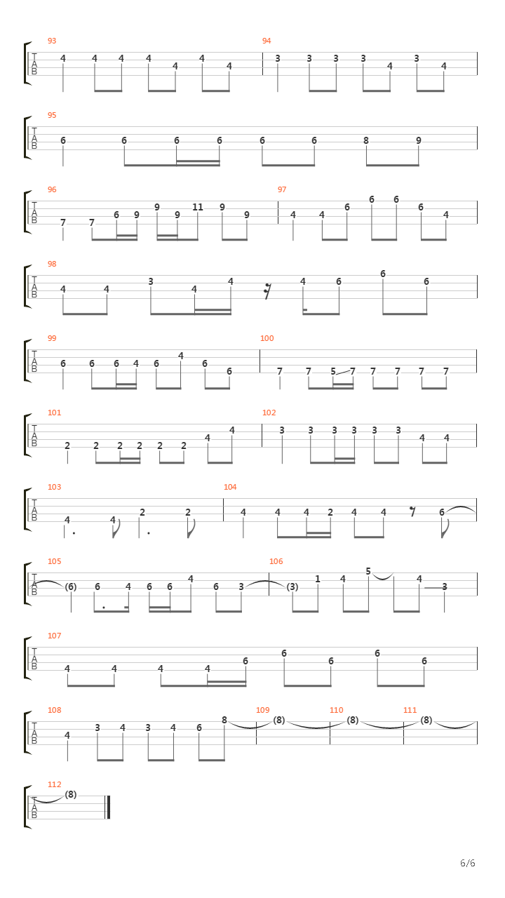 Period吉他谱