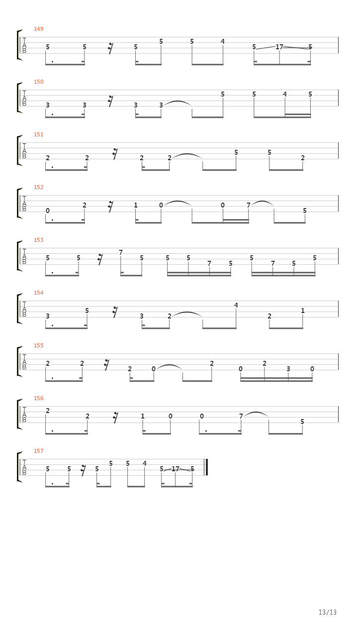 クリスマスローズ吉他谱