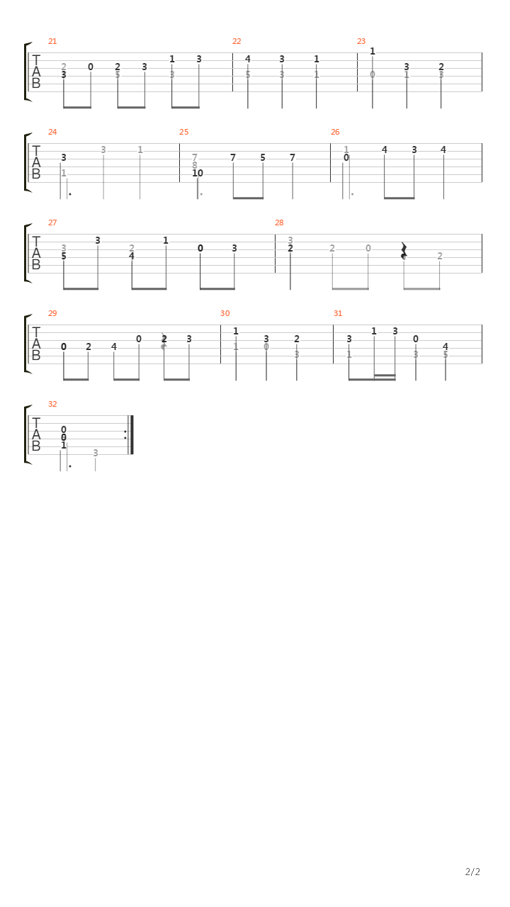 Menuet BWV Anh.115 (J.S.Bach,Arr.By K.Muraji)吉他谱