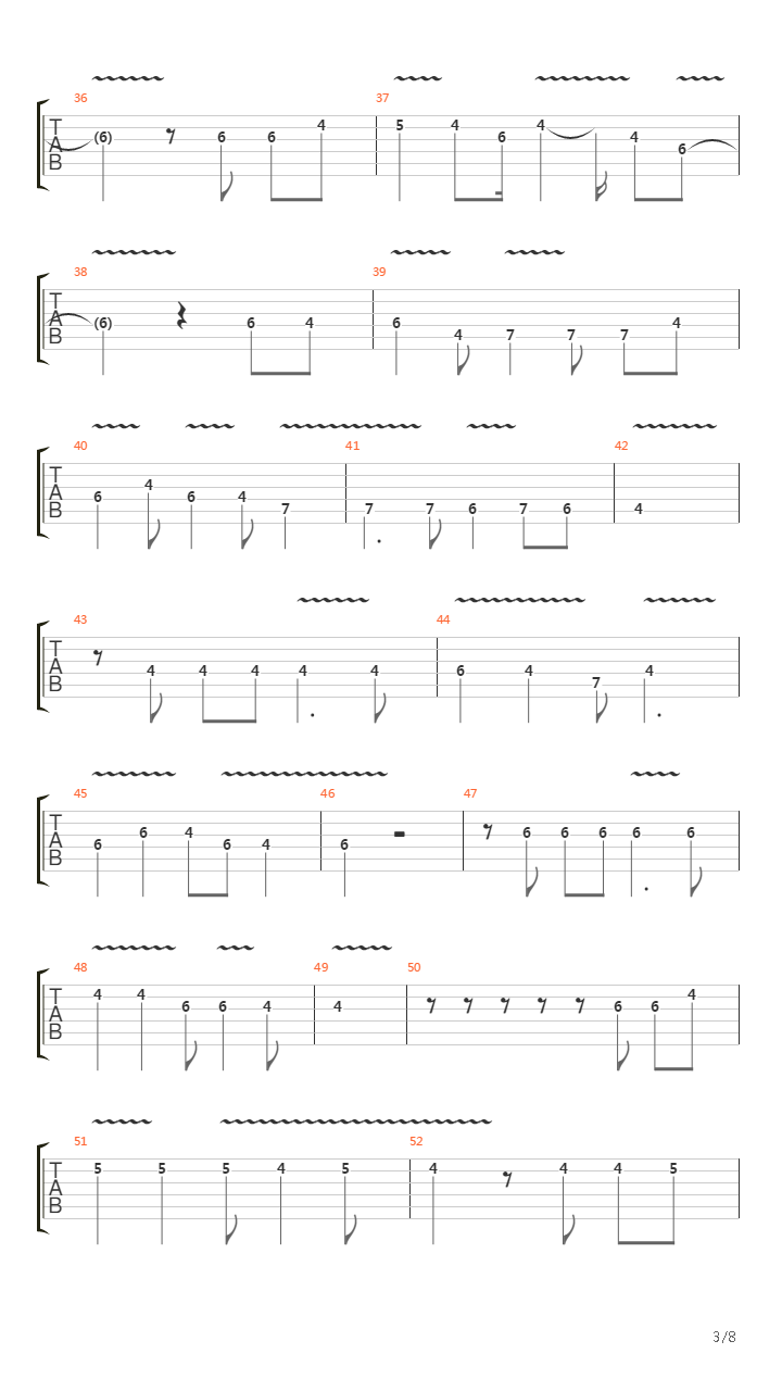 找一個字代替(Rock version)吉他谱