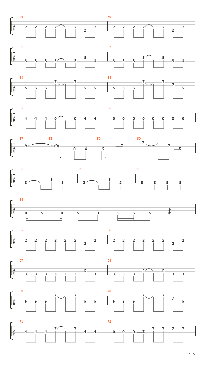 Winding Road吉他谱