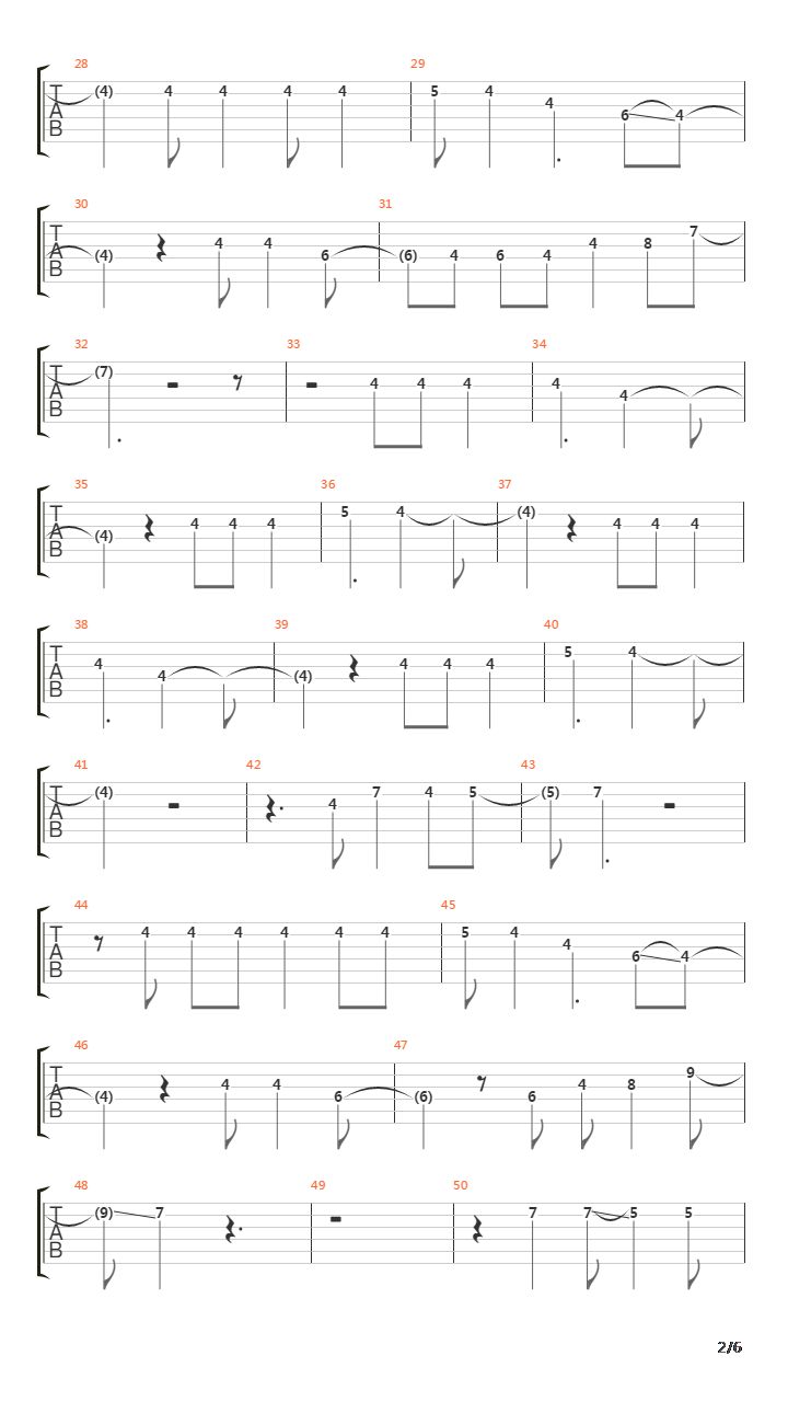 Getting Through To Her吉他谱