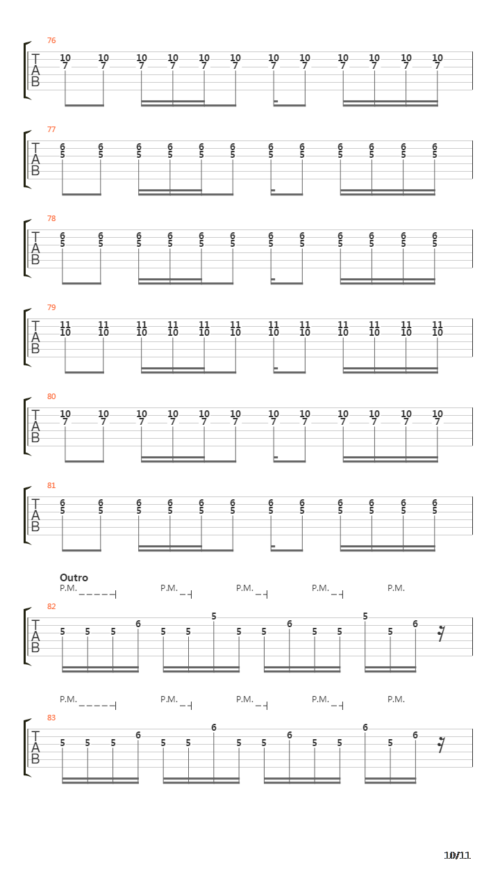All The Right Words吉他谱