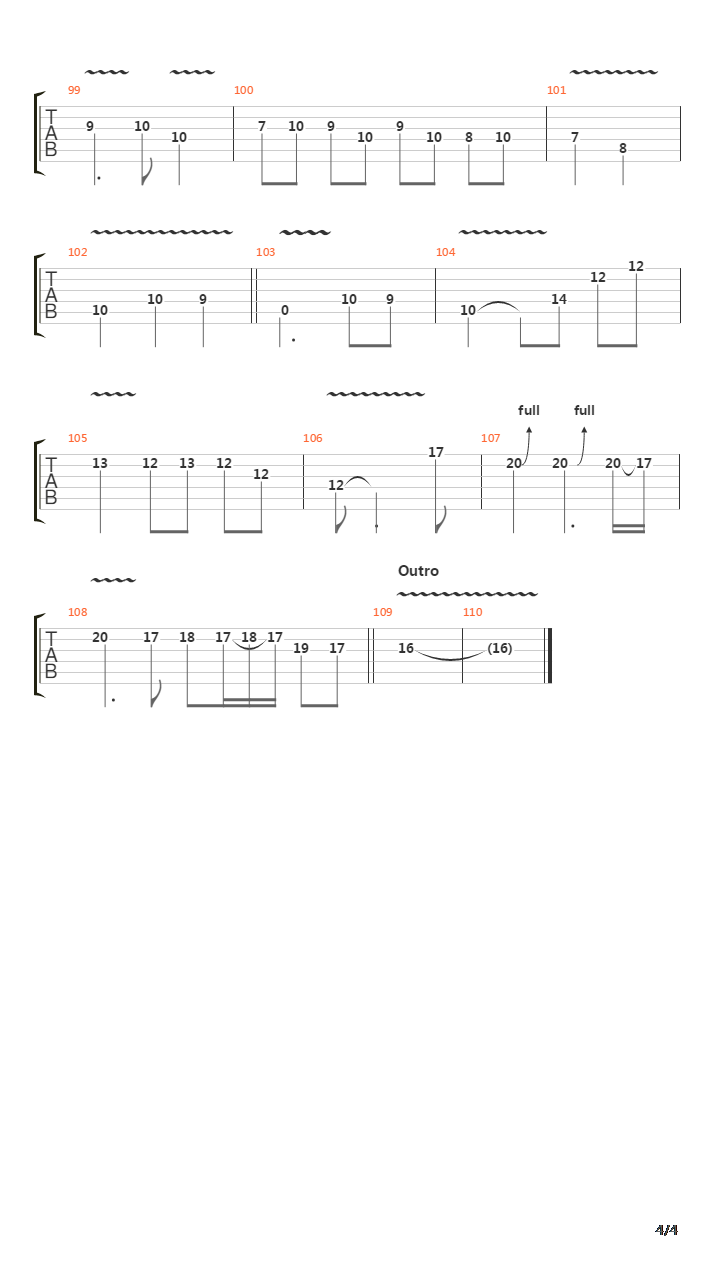 Traveler吉他谱