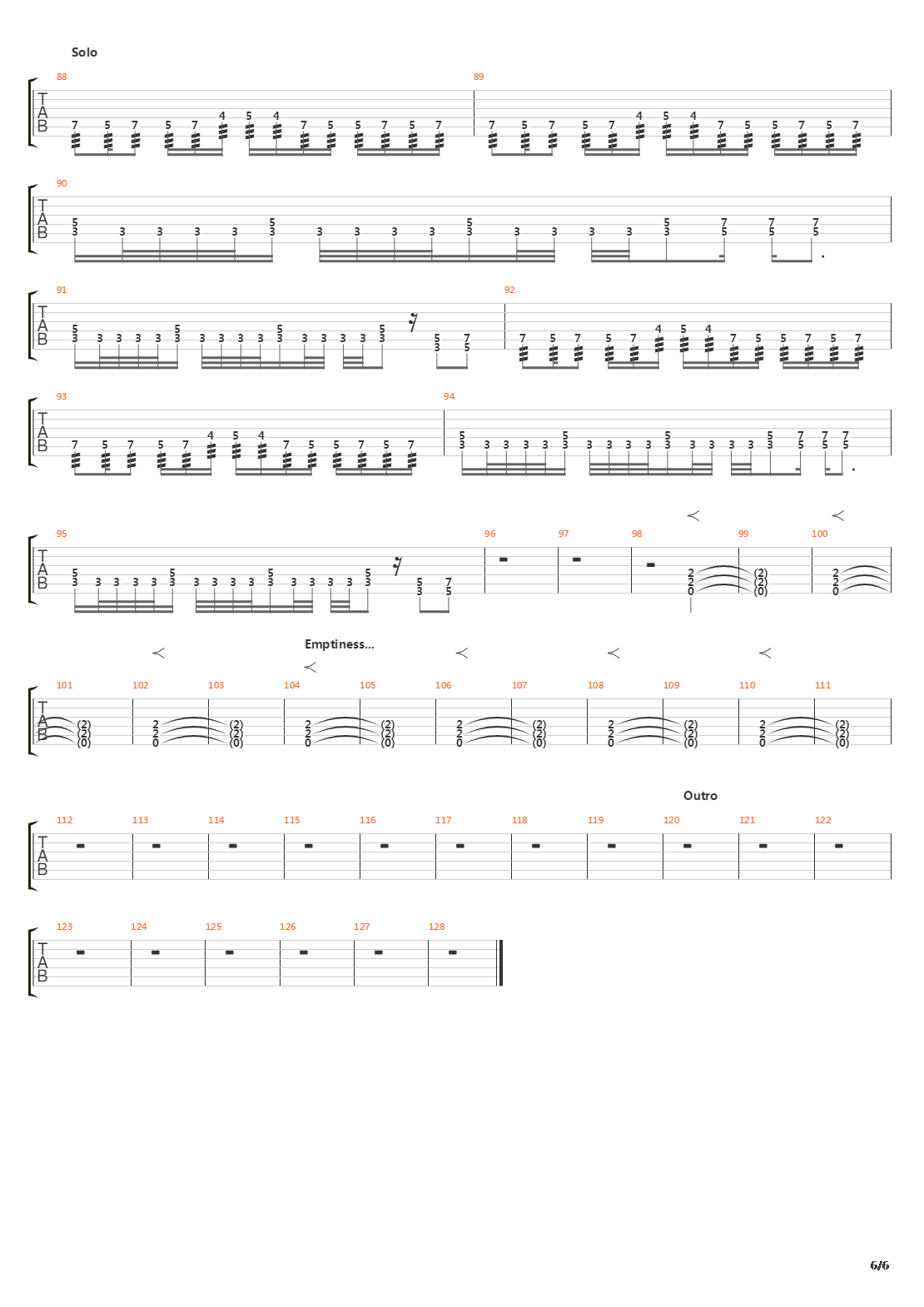 A Final Glance Back Before Departing吉他谱