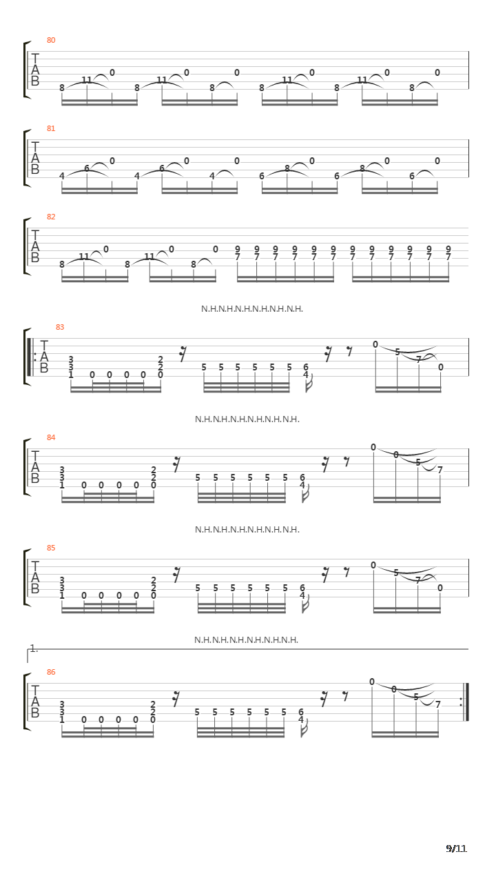 A Final Glance Back Before Departing吉他谱
