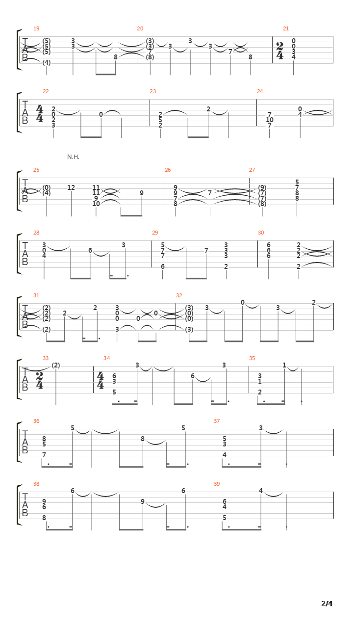 Above And Below吉他谱