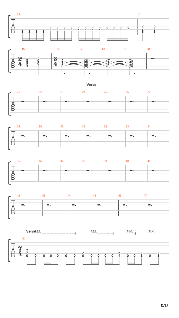 Message In The Amber吉他谱