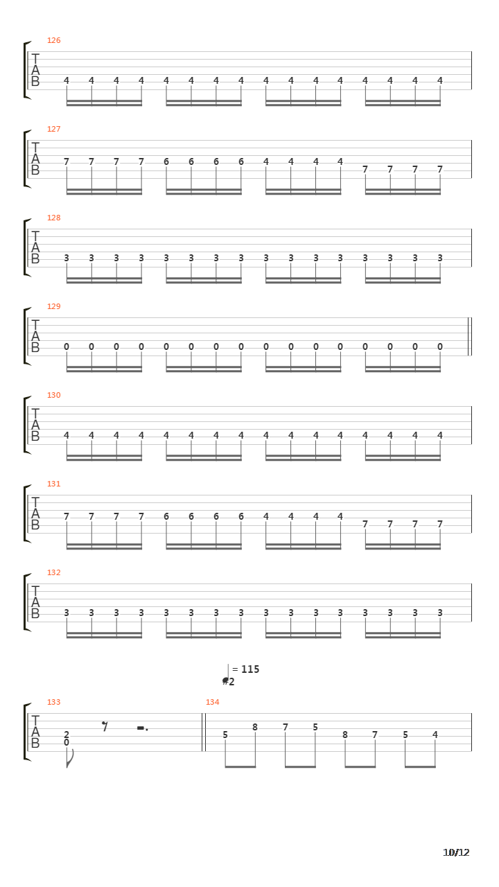 The Gathering吉他谱