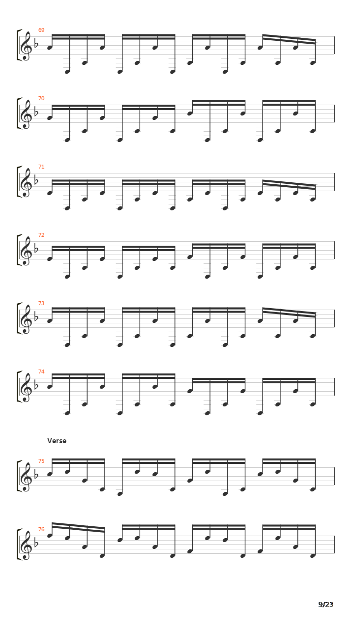 War March吉他谱