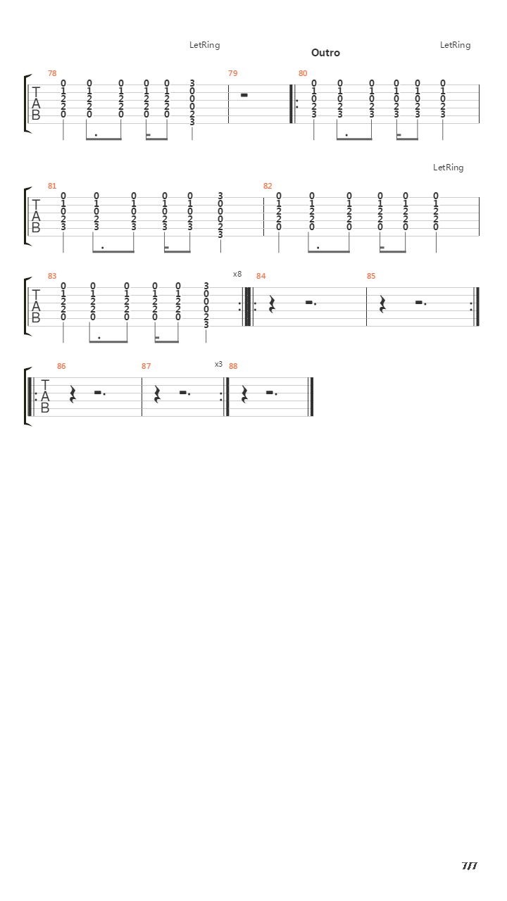 Nummela吉他谱