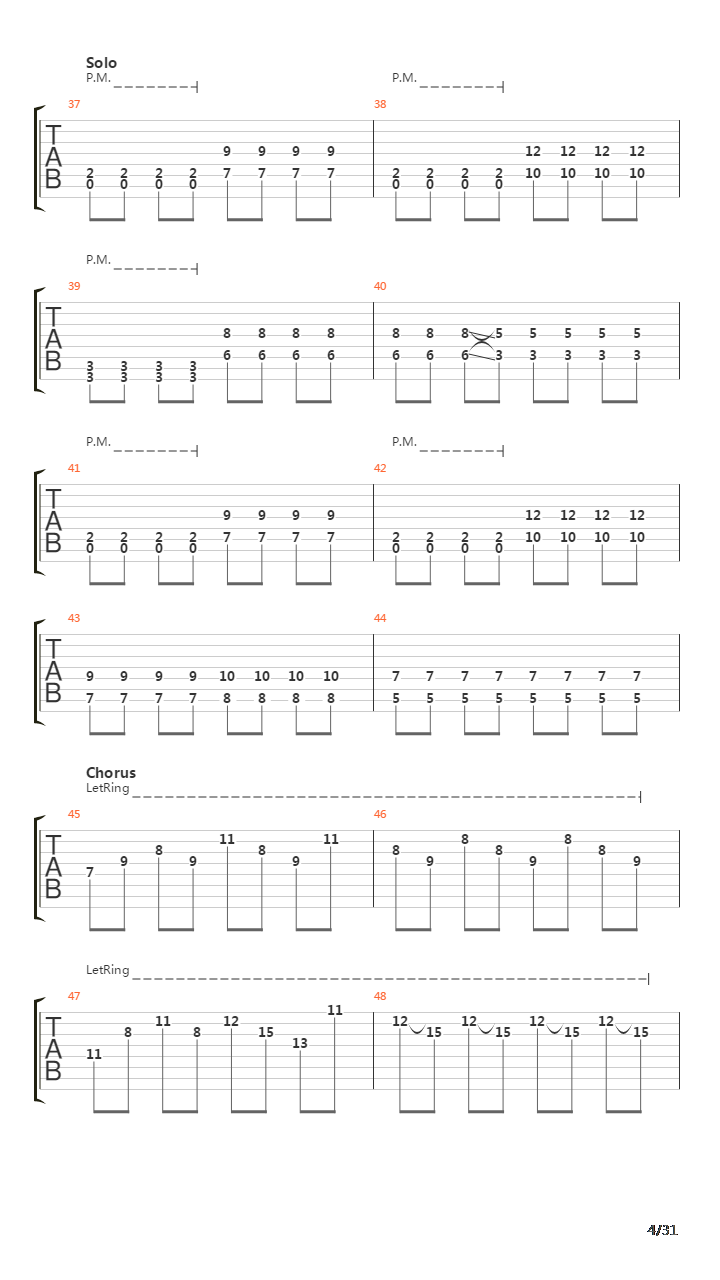 A Dark Horizontal吉他谱