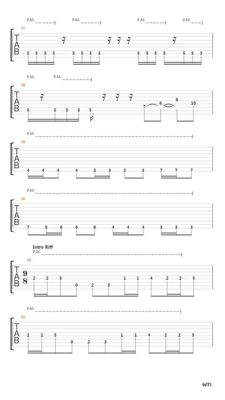 A Dark Horizontal吉他谱