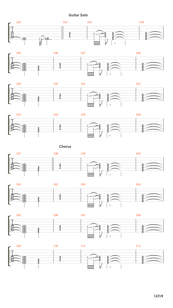 Overcome吉他谱