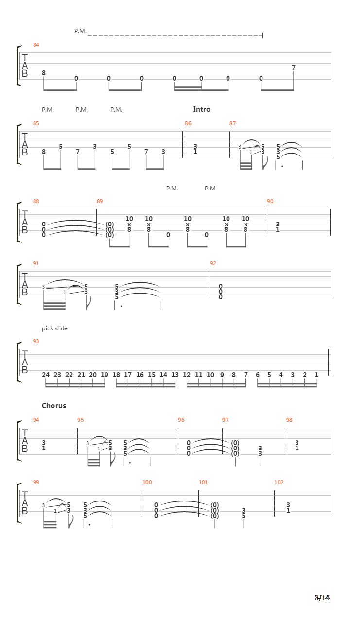 Overcome吉他谱