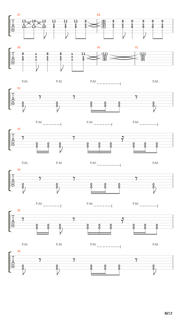 Distortion吉他谱