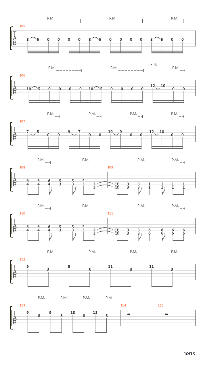 Distortion吉他谱