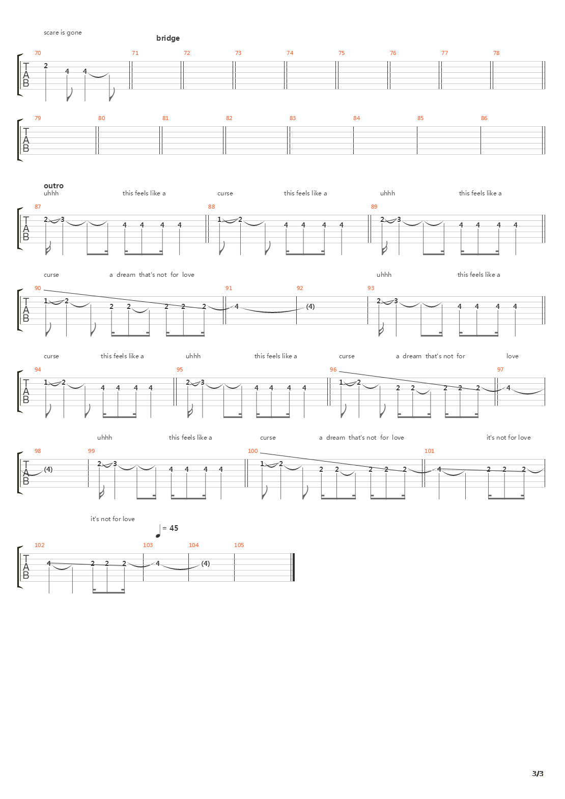 Ninth Configuration吉他谱