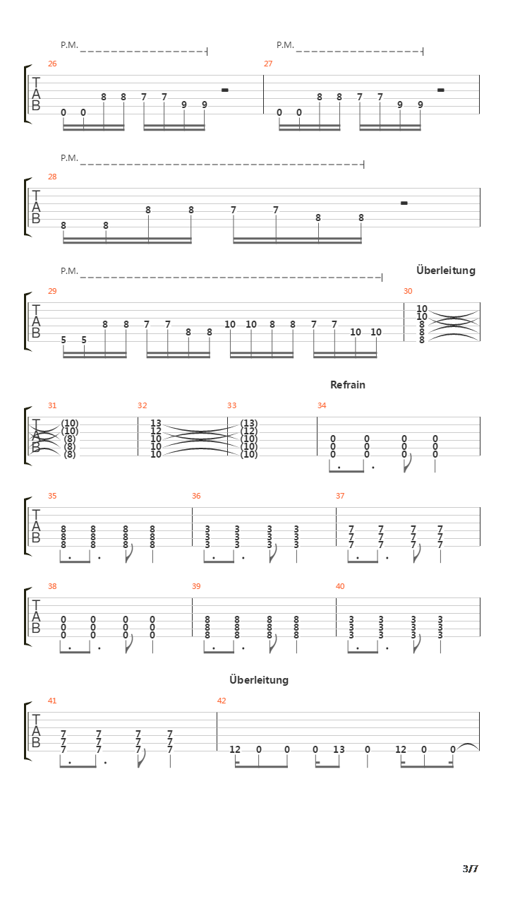 Torniquet吉他谱