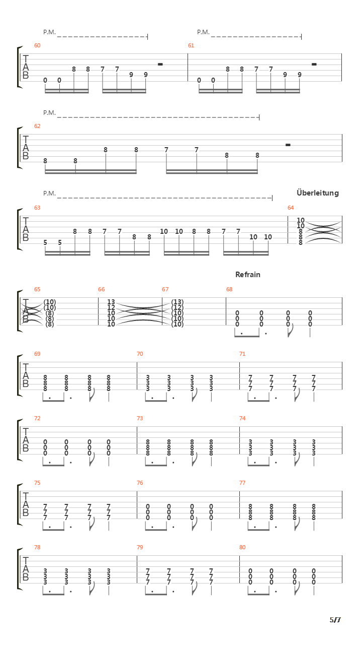 Torniquet吉他谱