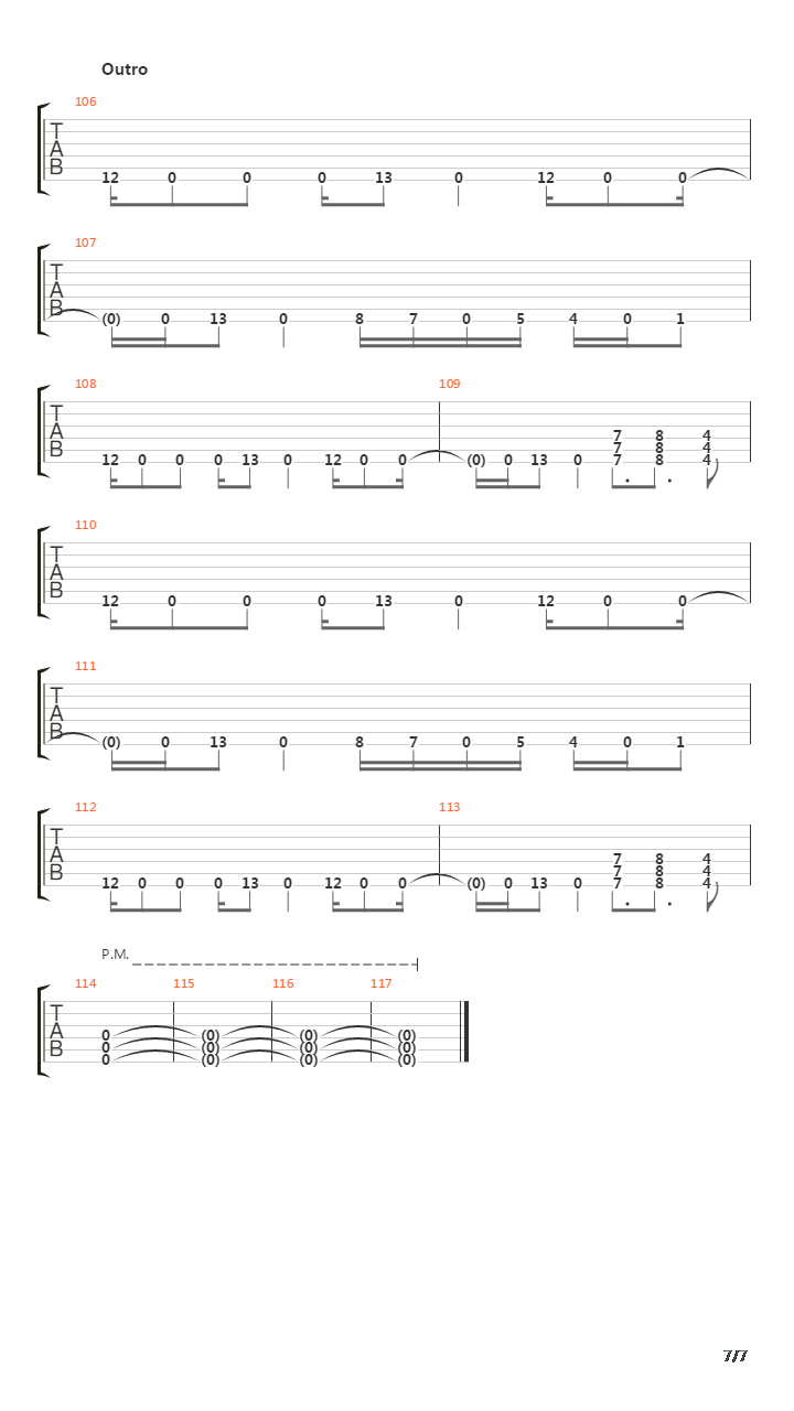 Torniquet吉他谱