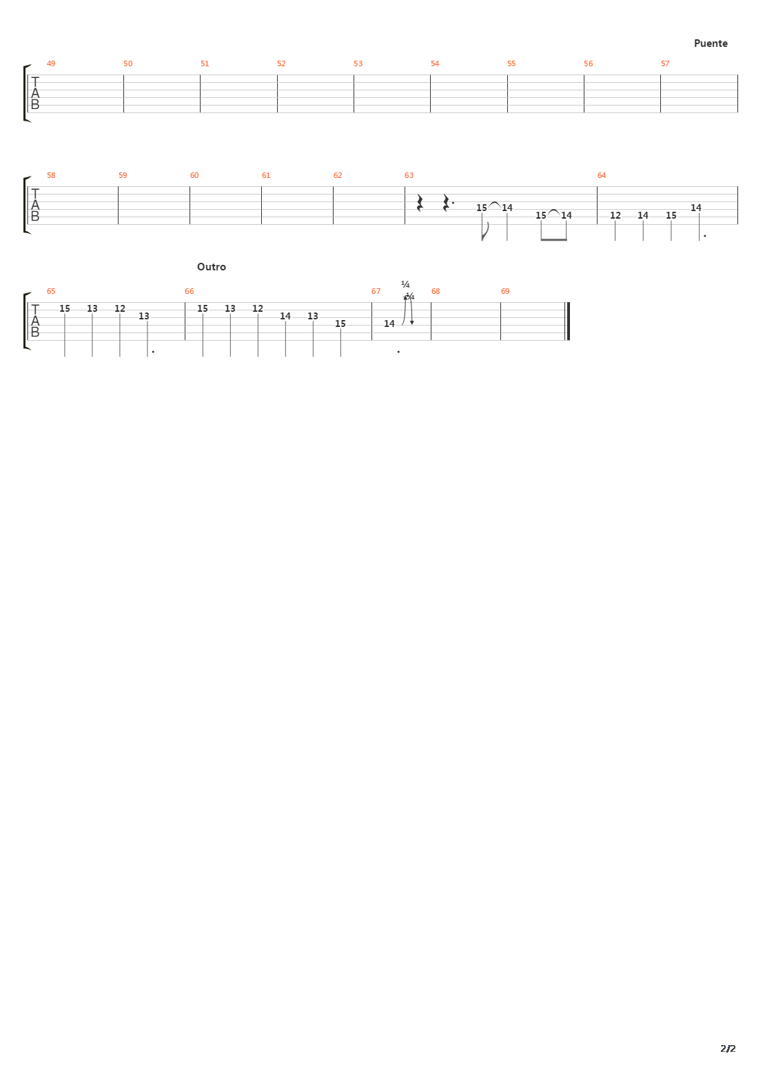 Planeta吉他谱