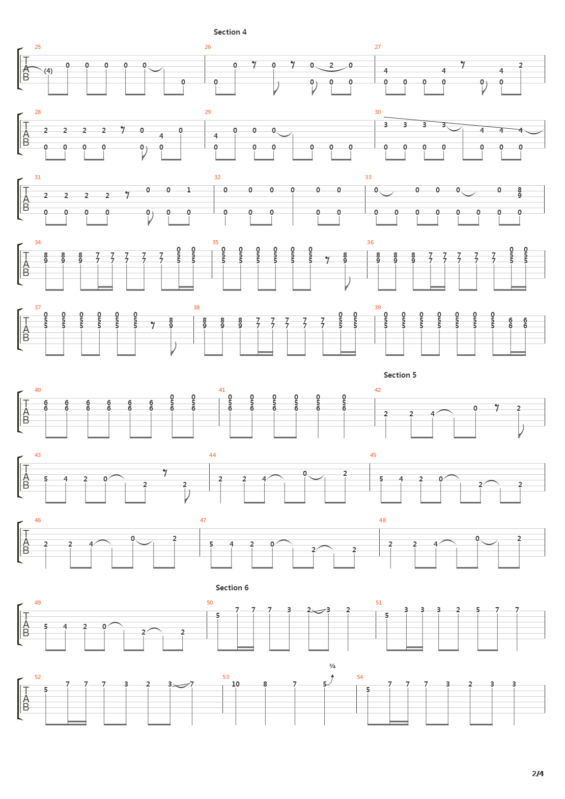 Winds Through Antlers吉他谱