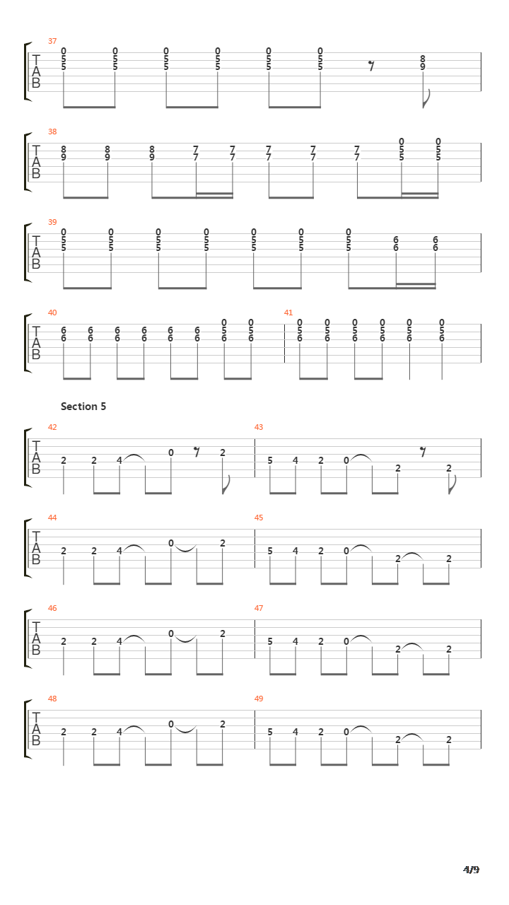 Winds Through Antlers吉他谱