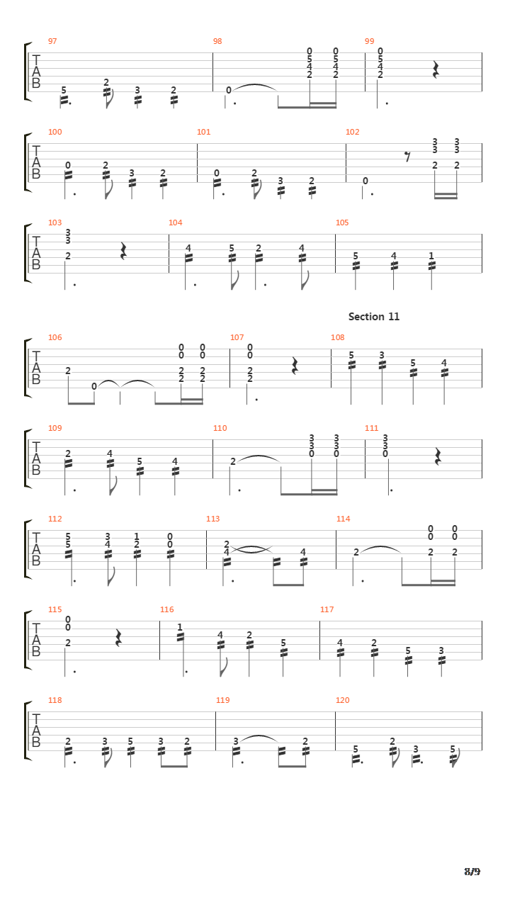 Winds Through Antlers吉他谱