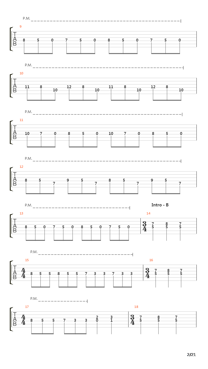 Tunnel Of Pain吉他谱