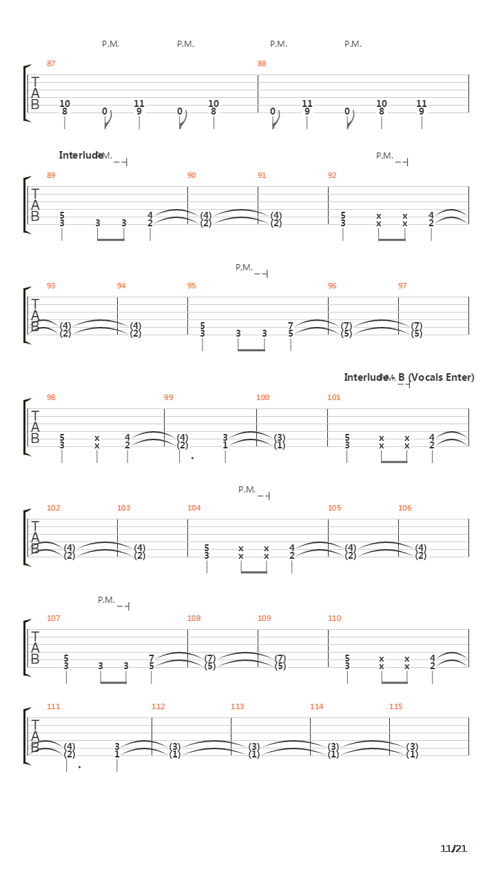 Tunnel Of Pain吉他谱