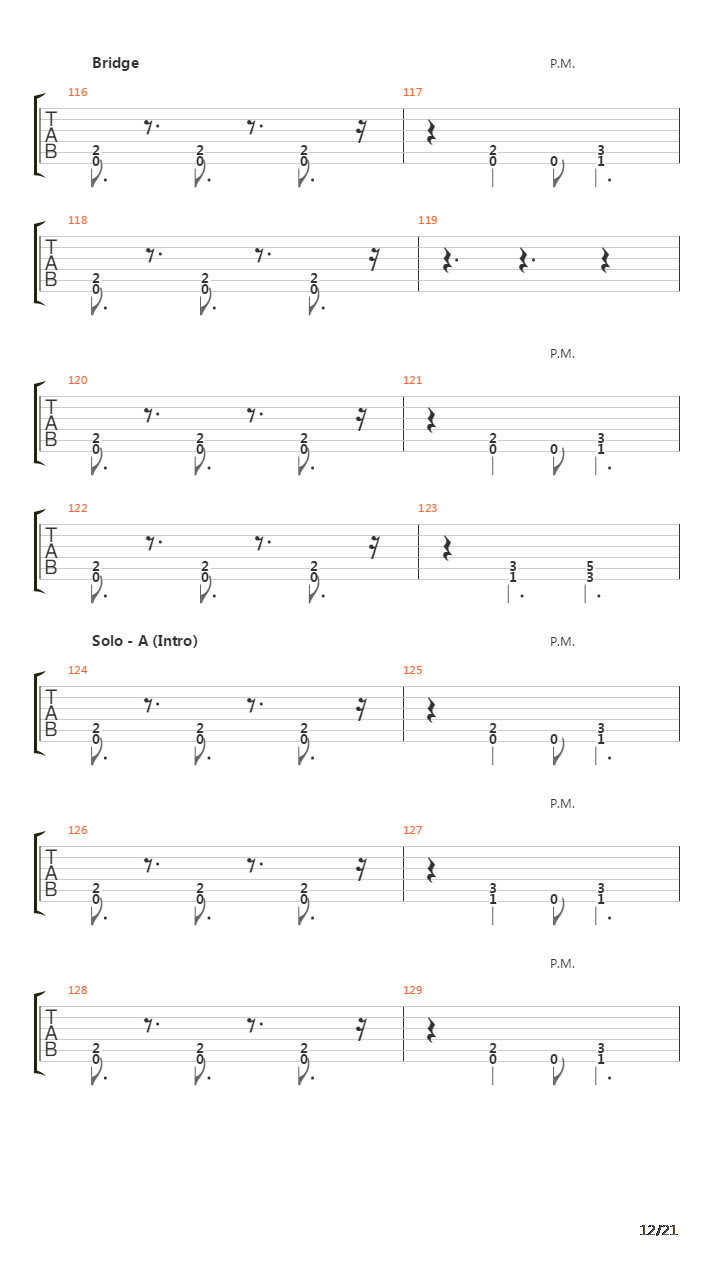 Tunnel Of Pain吉他谱