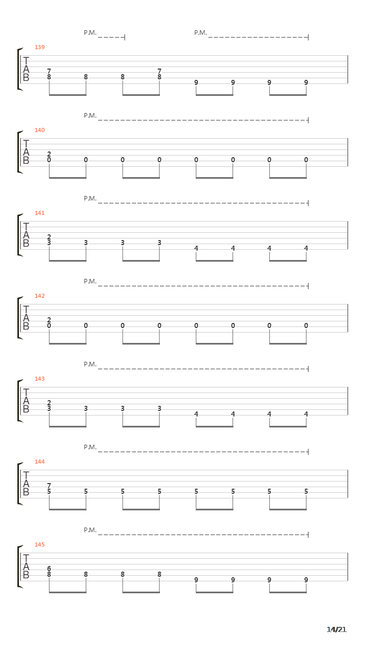 Tunnel Of Pain吉他谱