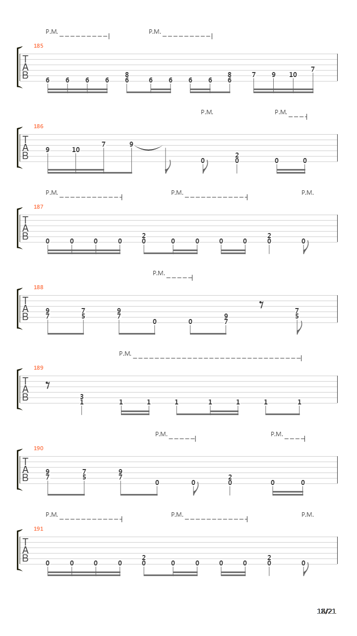 Tunnel Of Pain吉他谱