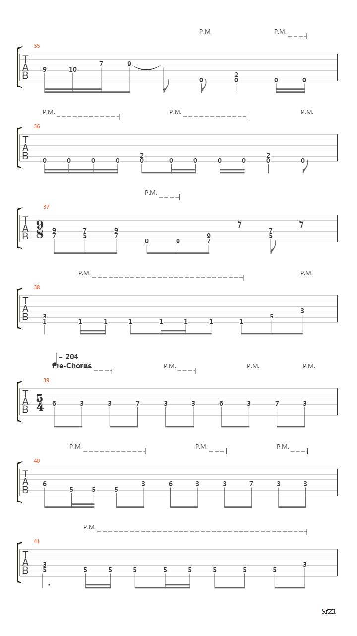 Tunnel Of Pain吉他谱