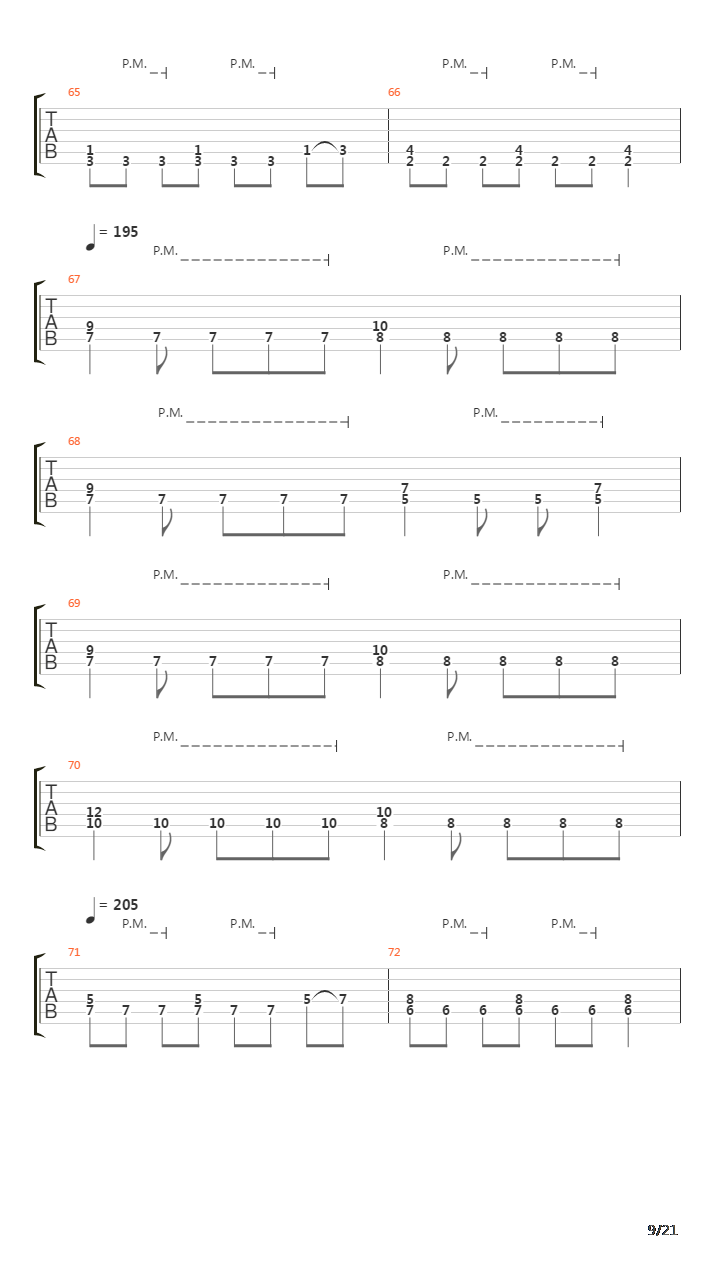 Tunnel Of Pain吉他谱