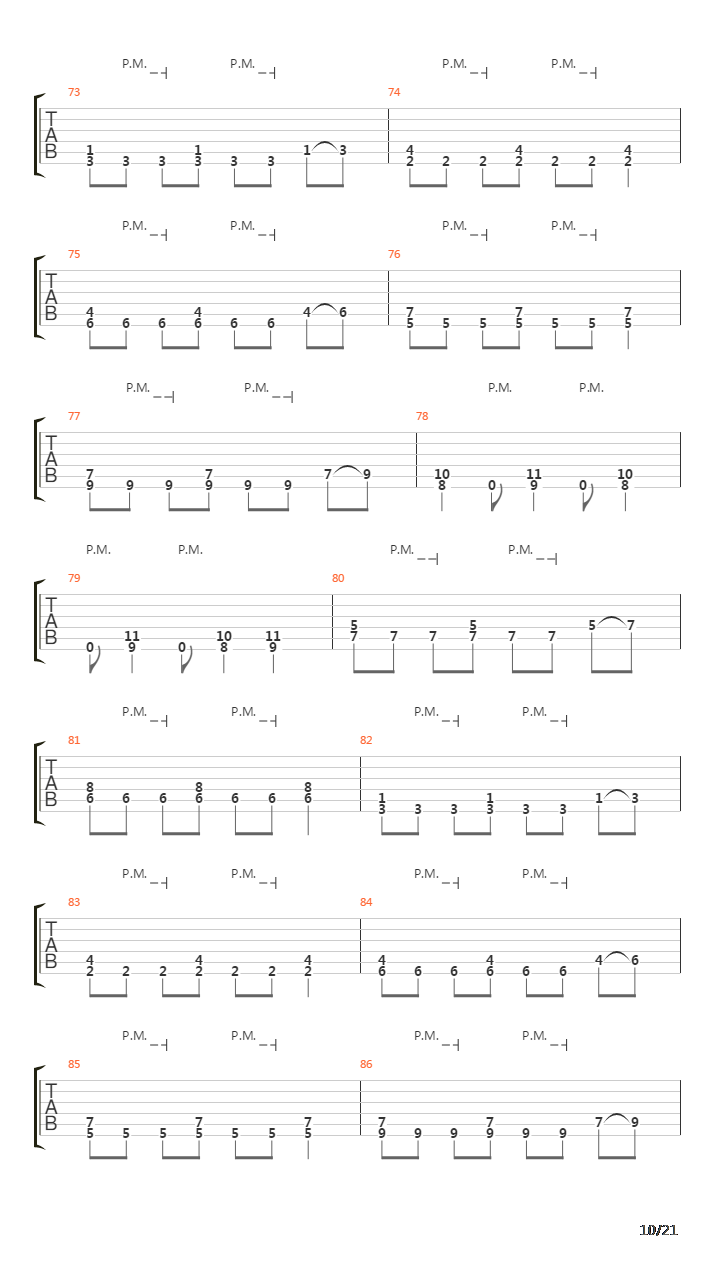 Tunnel Of Pain吉他谱