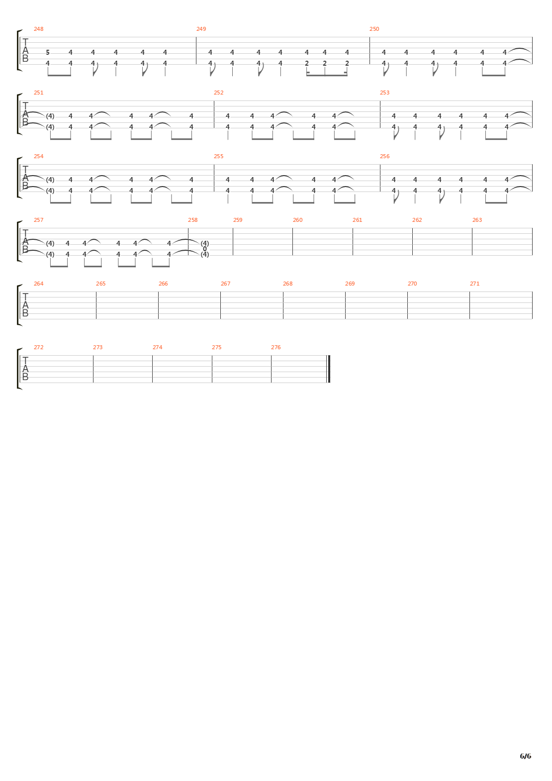 Echoes吉他谱