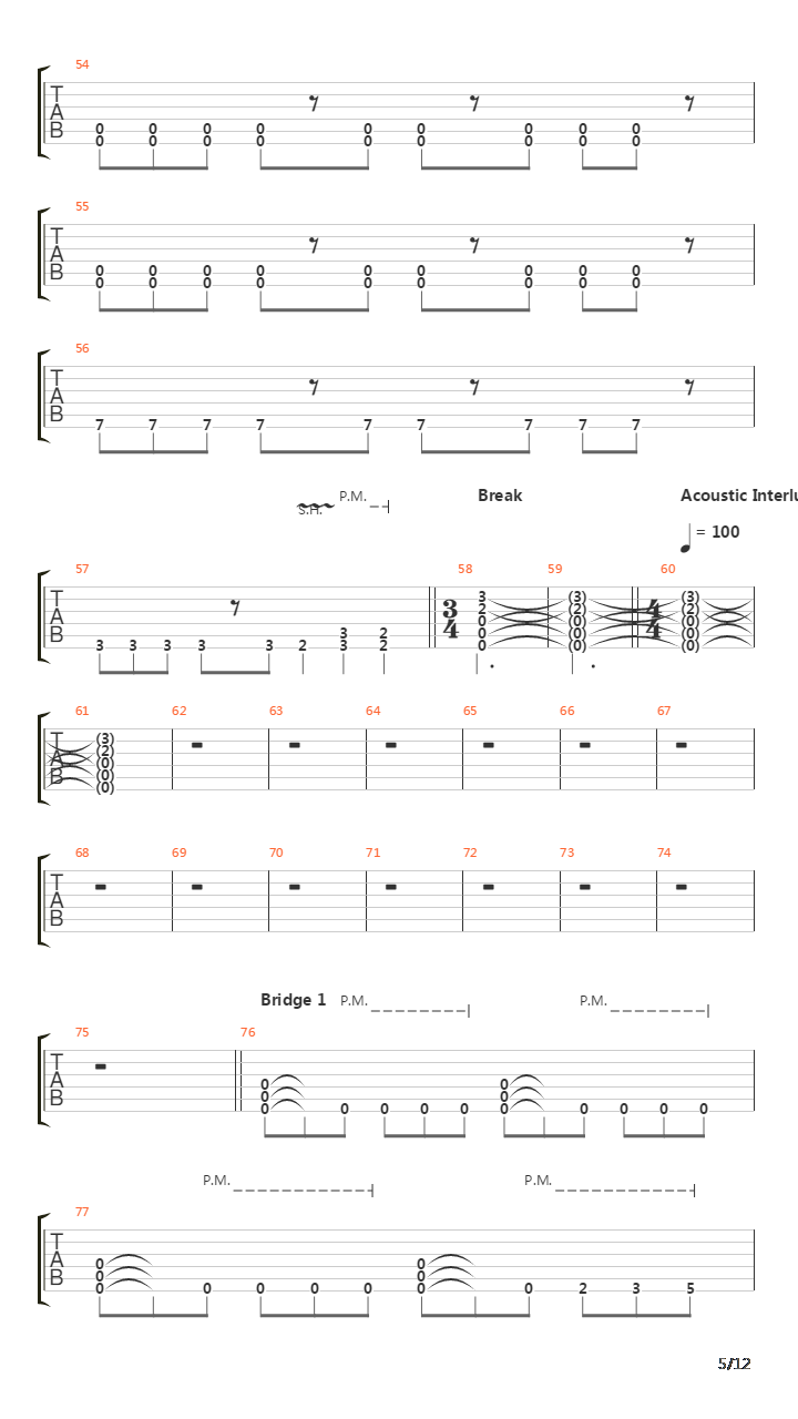 A Closer End吉他谱