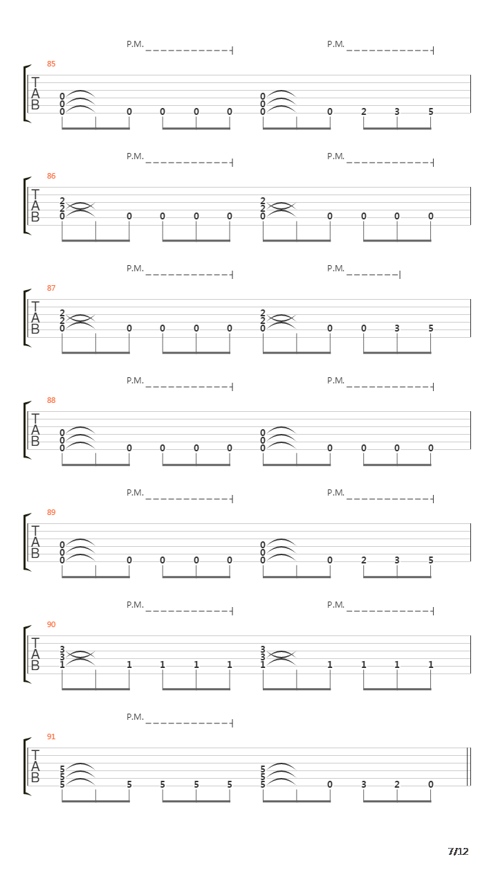 A Closer End吉他谱