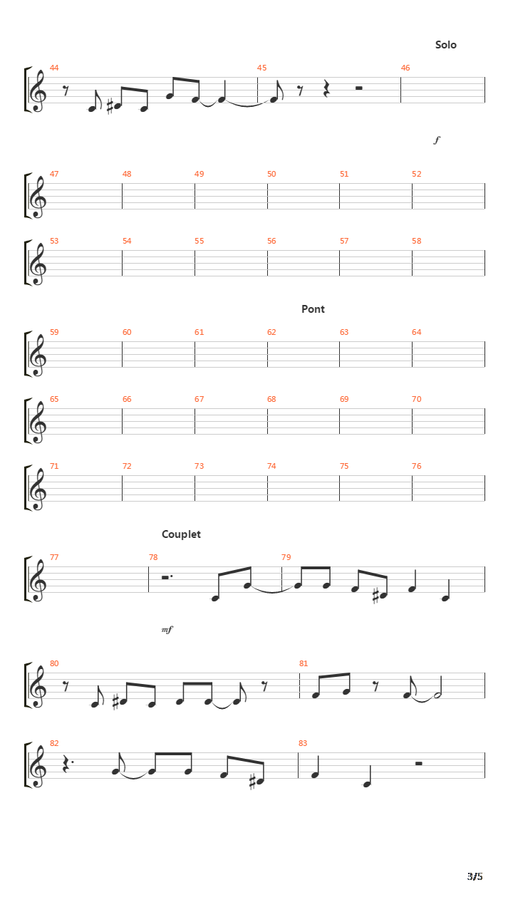 Rattle That Lock吉他谱