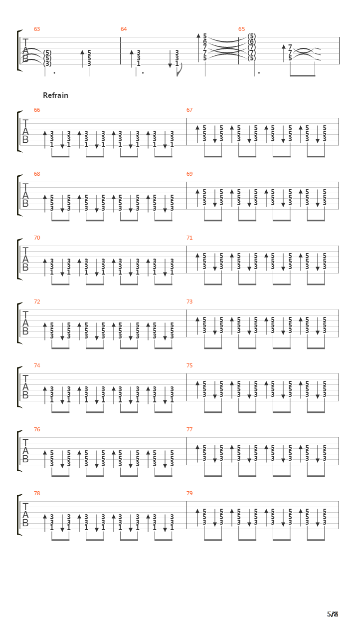 No Lullabies吉他谱