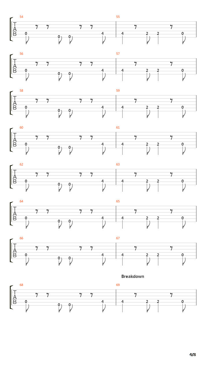 Brazil吉他谱
