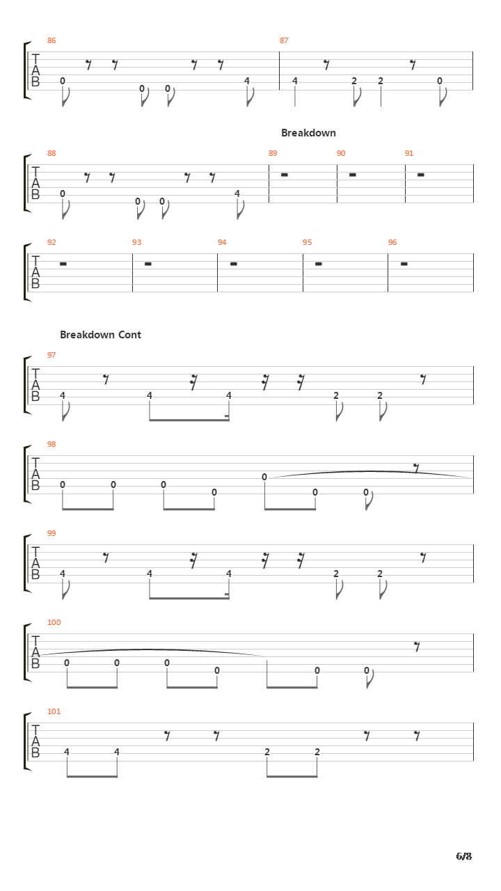 Brazil吉他谱
