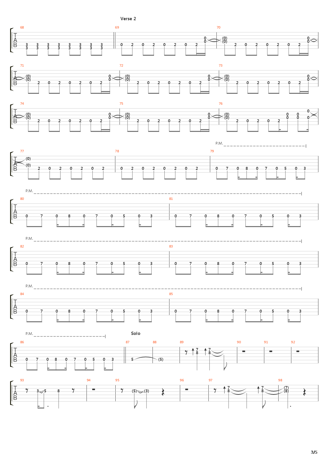 Trainfire吉他谱