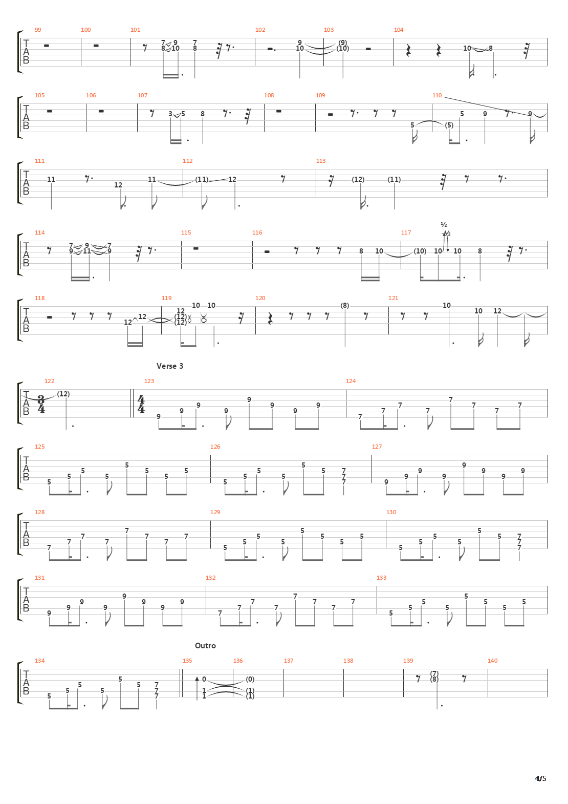 Trainfire吉他谱