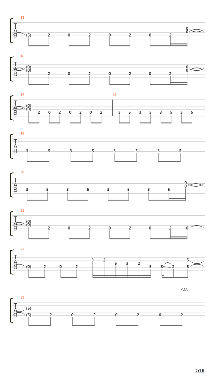 Trainfire吉他谱