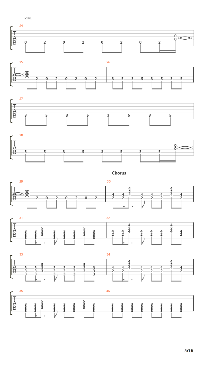 Trainfire吉他谱